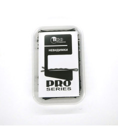 Невидимки Tico Professional 70мм черные волнистые 200г