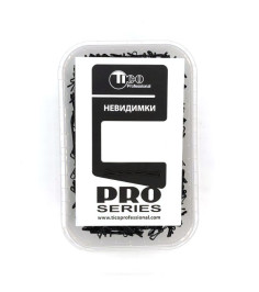Невидимки Tico Professional 40мм черные волнистые 200г